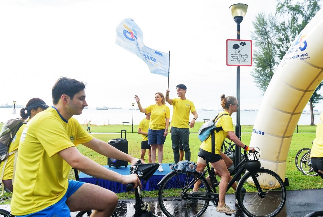 Cover - European and ASEAN ambassadors, citizens hit the road to cycle together for sustainability in Bike45Ride campaign